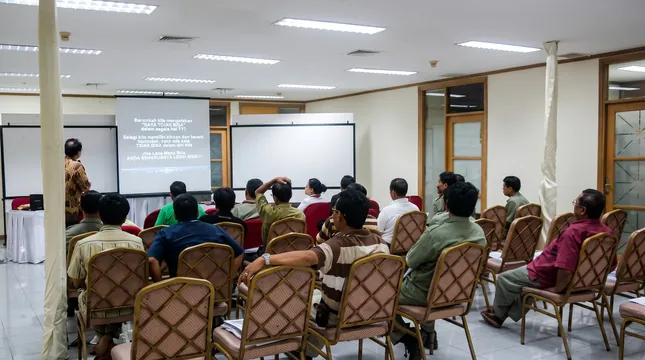 Dokumentasi pelatihan Masa Persiapan Pensiun MDI Tack